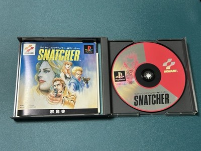 Snatcher Sony PlayStation 1 PS1 w/ Registration Card Japan