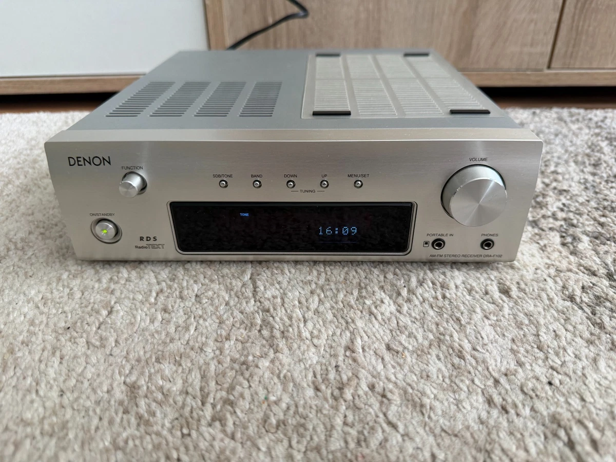 DENON AM-FM Stereo Receiver DRA-F102