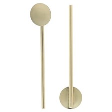 5-inch Reusable Stainless Steel Drink Spoon Straw: Perfect for 5" Gold-plated