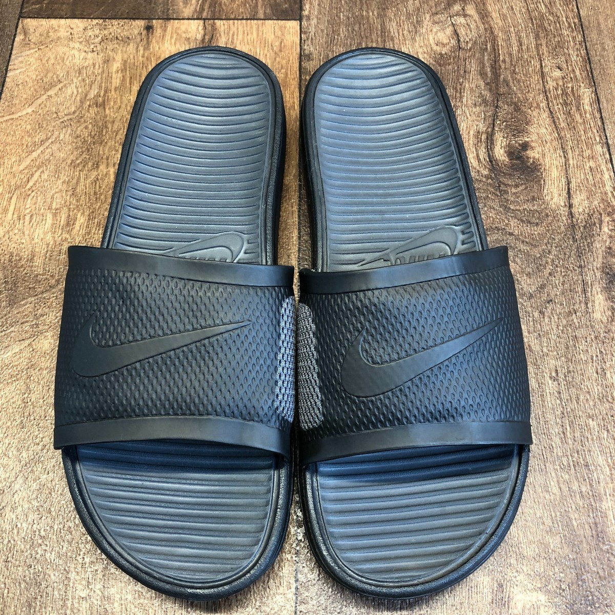 Nike Men\'s Size 13 Benassi Solarsoft Slides Black 431884-001 Nike Men main image 2