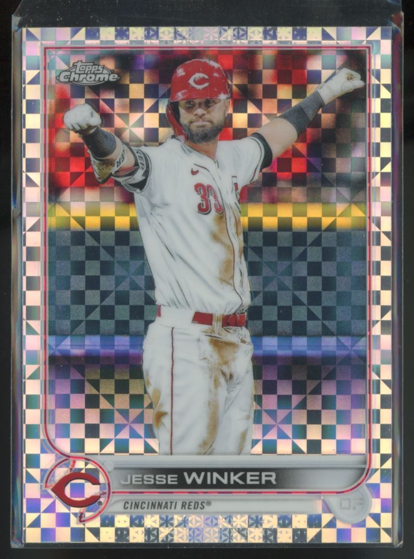 2022 Topps Chrome #21 Jesse Winker X-Fractor