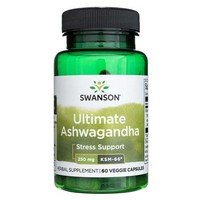 Swanson Ashwagandha KSM-66 250 Mg 60 Kapseln