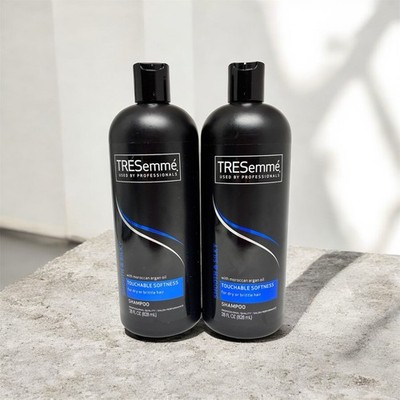 2X TRESemme SMOOTH & SILKY TOUCHABLE SOFTNESS Shampoo, 28oz | Moroccan Argan Oil