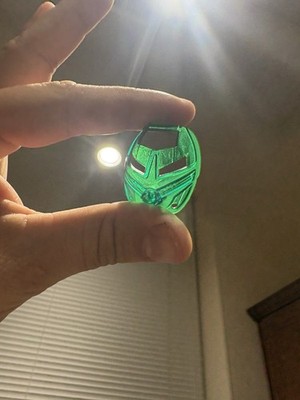 Trans Green Customized LEGO Bionicle Kanohi Ruru