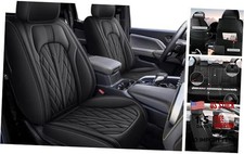 Seat Covers for Car Full Set Fit Fit for Colorado 2015-2025 Black-5 Seats-AMZ