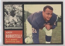 1962 Topps Andy Robustelli #108 HOF 2v5