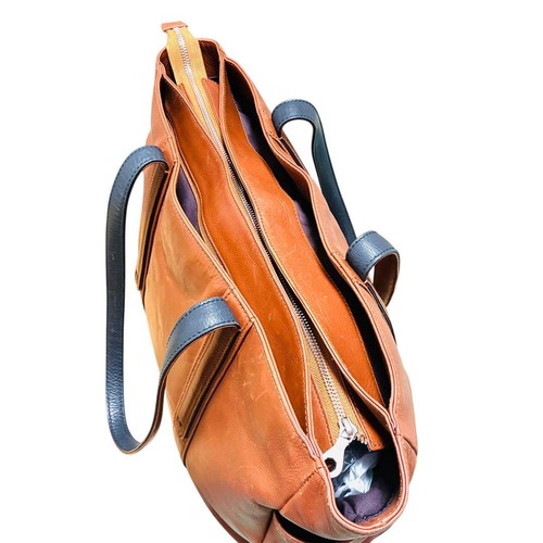 Solatina Tote Bag Business Marrone Usato Borsa a Mano Tracolla - Foto 10 di 12