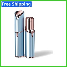 Paris Blue Electric Face Razor with LED Light - Painless Hair Removal for Women
