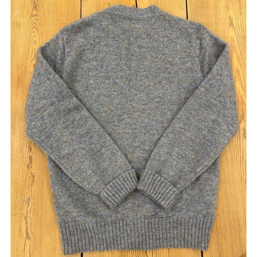 Vintage Puritan Wool Cardigan Light Blue Confetti Scotland Medium - Picture 2 of 6