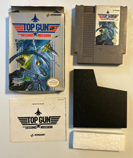 TOP GUN THE SECOND MISSION NES KONAMI GAME CIB Contra Metal Gear Nintendo Cruise