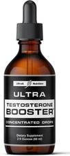 Ultra6 Nutrition Testosterone Booster Liquid Men Women Endurance Fast Absorption