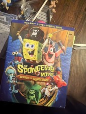 The SpongeBob Movie: Search For SquarePants BLU-RAY DVD W/Slipcover No Digital
