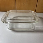 Vintage Pyrex Clear Lidded  Casserole Dish  603-B  W/603-C Lid.