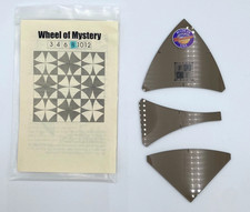 Vintage 2003 John Flynn Wheel of Mystery Quilt Template Set #8 Made in USA