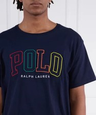NWT Polo Ralph Lauren Navy Embroidered POLO LOGO Short Sleeve T Shirt Sz XXL