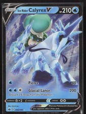 Ice Rider Calyrex V Chilling Reign 045/198 Ultra Rare Holo Pokemon TCG Card NM