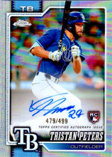 Tristan Peters Chrome 2026 Refractor /499 Auto
