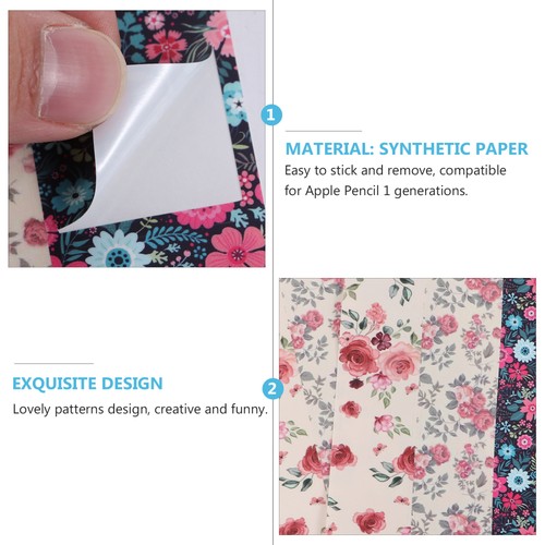 2pcs Writing Stylus Pen Stickers Pens Decals Compatible for Apple Pencil 1 - 第 12/12 張圖片