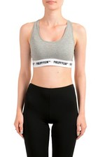 Philipp Plein Women's Two-Tone Logo Print Underwear Racerback Bralette Bi-Pack