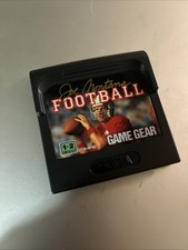 Sega Game Gear Joe Montana Football Video Game Cartridge Only Tested