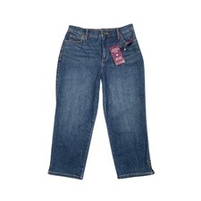 Gloria Vanderbilt Jeans Womens 6 Denim Amanda All Around Slimming Effect Capri