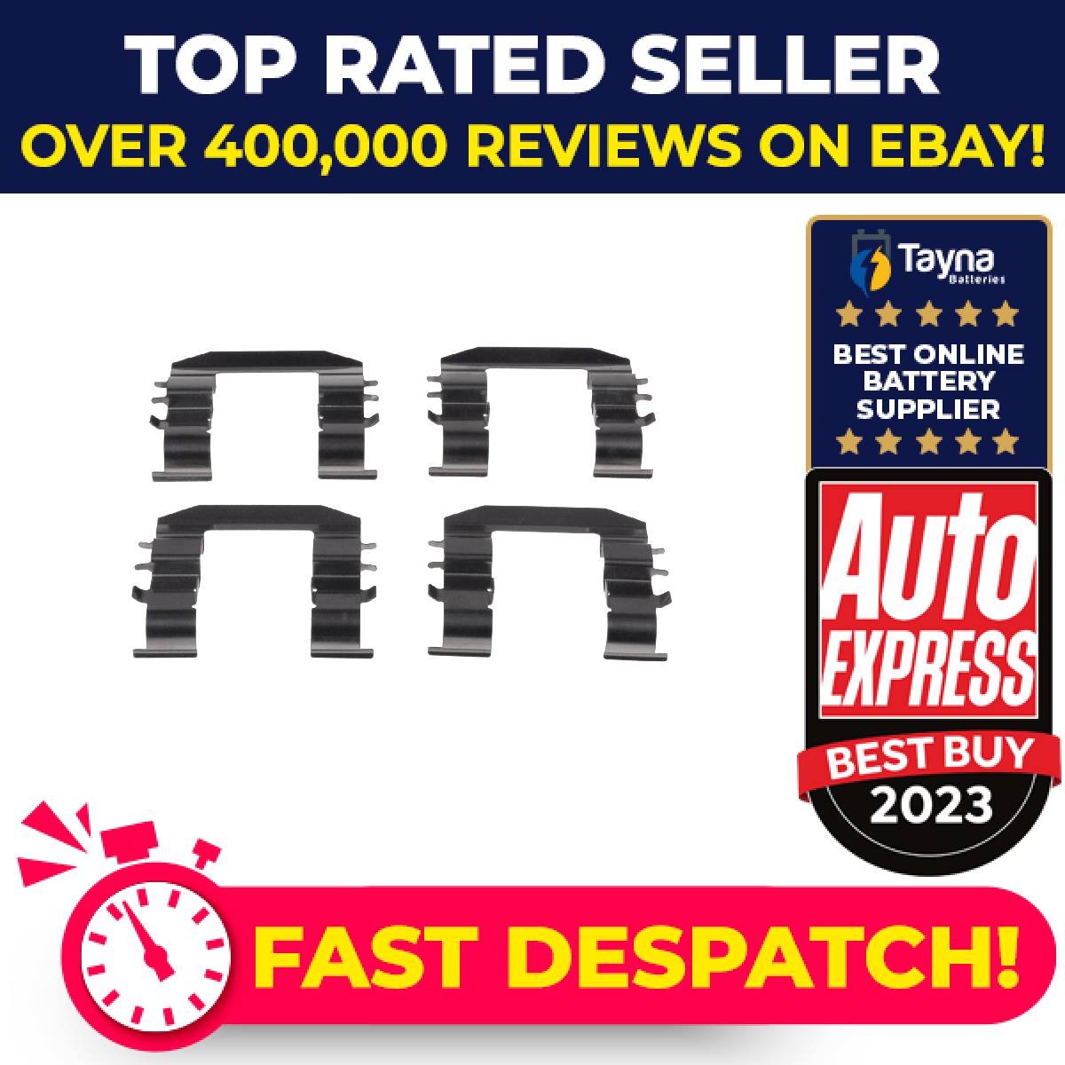 Brake Pad Fitting Kit Front ADG048607 Blue Print BRKFITTINGKIT170 Quality New