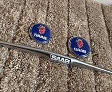 Genuine Saab 9-3 Hood Trunk Emblem Set 2003-2007 9-3 Logo Sign Oem