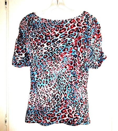 ELLEN TRACY KURZARM SEIDE V-AUSSCHNITT STRICK TOP von Bloomingdales Gr. S - Bild 2 von 4