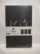 3pk Denik Notebooks -Ameya COLLECTION 5.25"x8.25" 80 LINED PAGES EACH