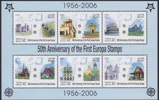 LAOS 2005 50TH EUROPA ANIV.MNH MINT SOUVENIR SHEET STAMPS