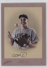 2005 Donruss Studio Portraits Leather & Lumber Red 42/45 Bob Feller HOF 4f5