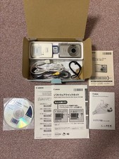 Canon IXY DIGITAL 25 IS Silver Compact Digital Camera Tested Working Japan