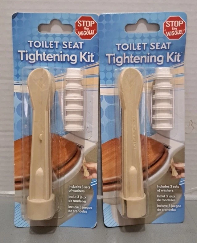 Ginsey Toilet Seat Tightening Kits Set of 2 Brand New Works With Most Seats - Image 4 of 4