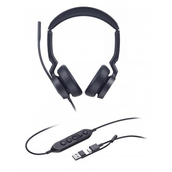 Yealink UH46 Dual UC USB-C/A Auricolare Cablato A Padiglione Ufficio USB Type-C - Immagine 3