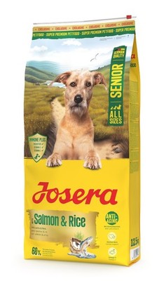JOSERA All Sizes - Senior Salmon & Rice 12,5 kg - Trockenfutter für ältere Hunde