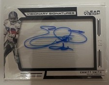 2015 Panini Clear Vision Visionary Signatures Emmitt Smith #10 Auto 1/5 - CHD