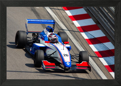 Formula Renault Monaco Framed Wall Art Poster Canvas Print Picture