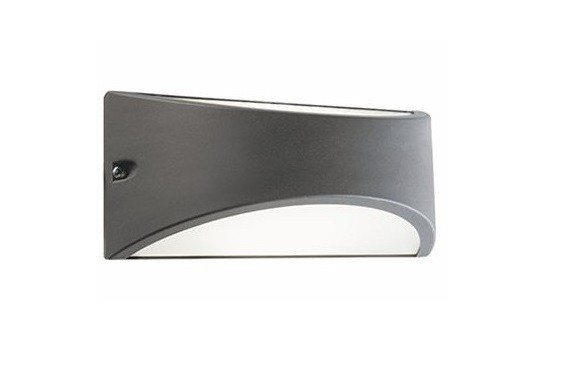 Applique Fascia Lhasa 10W LED 4000K Grafite | Illuminazione Esterna Sovil