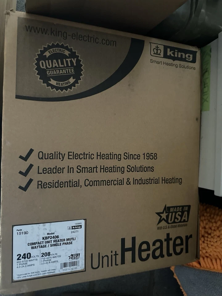 King-KBP2406 UNIDAD COMPACTA CALENTADOR POTENCIA MÚLTIPLE Foto 2 de 3