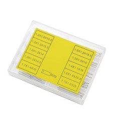 50Pack 1.2-1.7mm Assorted Stainless Steel Watch Straps Screw Set Band Pins Bars