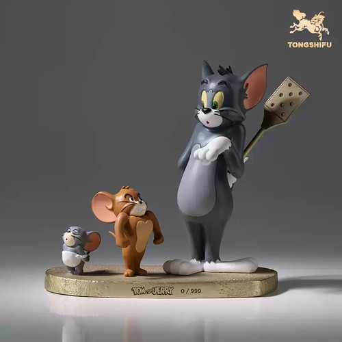 TONGSHIFU All Brass Handmade Tom and Jerry X Type Fashion Figure 16cm New Stock - Picture 2 of 7