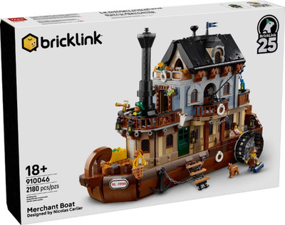 LEGO Bricklink Designer 910046 Merchant Boat Handelsraddampfer limitiert NEU OVP