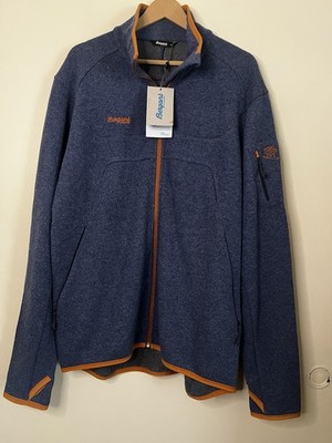 NWT Bergans Of Norway Reinfrann Full Zip Wool Sweater Jacket Size 2XL XXL