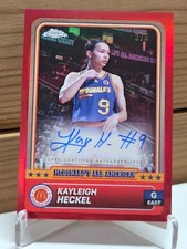 2024 Topps Chrome McDonalds All American Kayleigh Heckel True Red Autograph #/5
