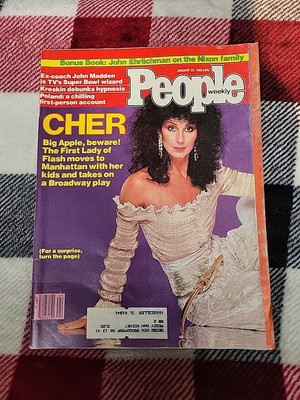 People Magazine Jan. 25 1982 CHER, POLAND, JOHN MADDEN, KRESKIN, NIXON'S, Murphy