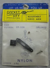 Rocket City 25T (for Futaba) Adjustable Length Servo ARM #96