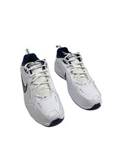 Nike Air Monarch IV Mens Sz 13 4E Wide White Navy Leather Dad Shoes 416355-102