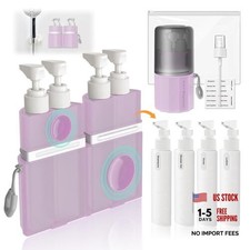 Travel Bottles for Toiletries, TSA Approved Travel Shampoo and conditioner Pink