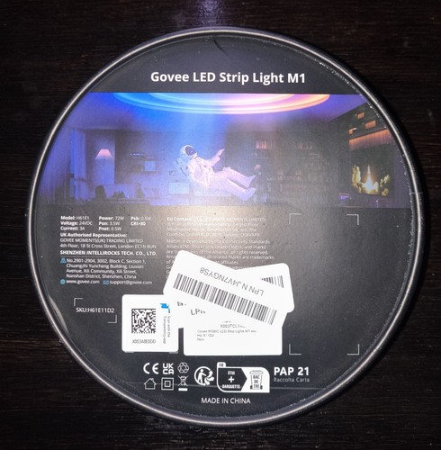 Govee M1 RGBIC LED Strip Lights 16.4ft WiFi H61E1 72W (Please Read) - Picture 2 of 3