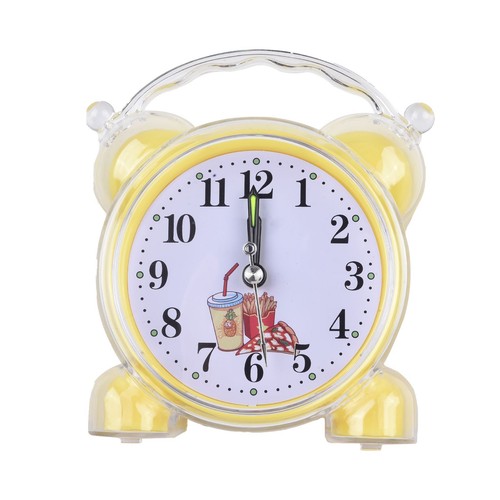 Brand New Alarm Clock Cute Convenient For Bedroom School Office Plastic - Picture 3 of 54